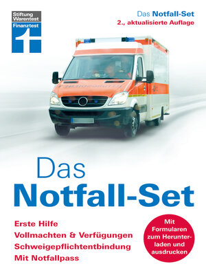 cover image of Das Notfall-Set--Ratgeber von Stiftung Warentest--Im Ernstfall gut vorbereitet